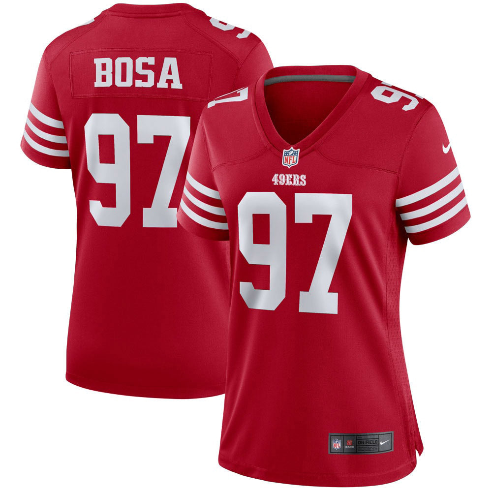 Women's San Francisco 49ers Nick Bosa Player Game Jersey Scarlet